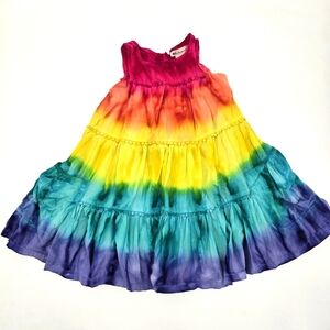 Pandemonium Tie Dye Rainbow Girl Dress Size 4